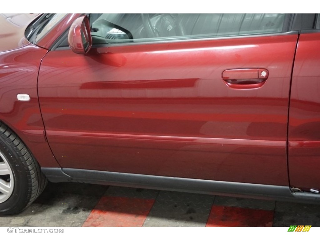 2001 A4 1.8T quattro Sedan - Hibiscus Red Pearl Effect / Ecru/Clay photo #71