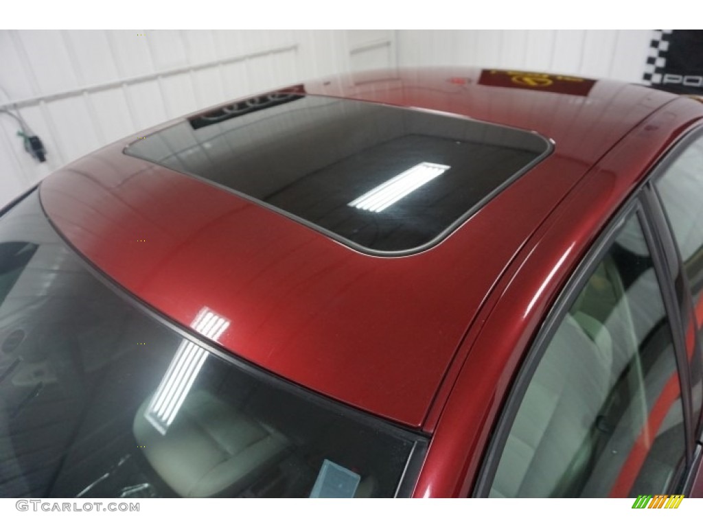2001 A4 1.8T quattro Sedan - Hibiscus Red Pearl Effect / Ecru/Clay photo #79