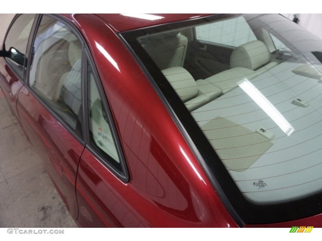 2001 A4 1.8T quattro Sedan - Hibiscus Red Pearl Effect / Ecru/Clay photo #80
