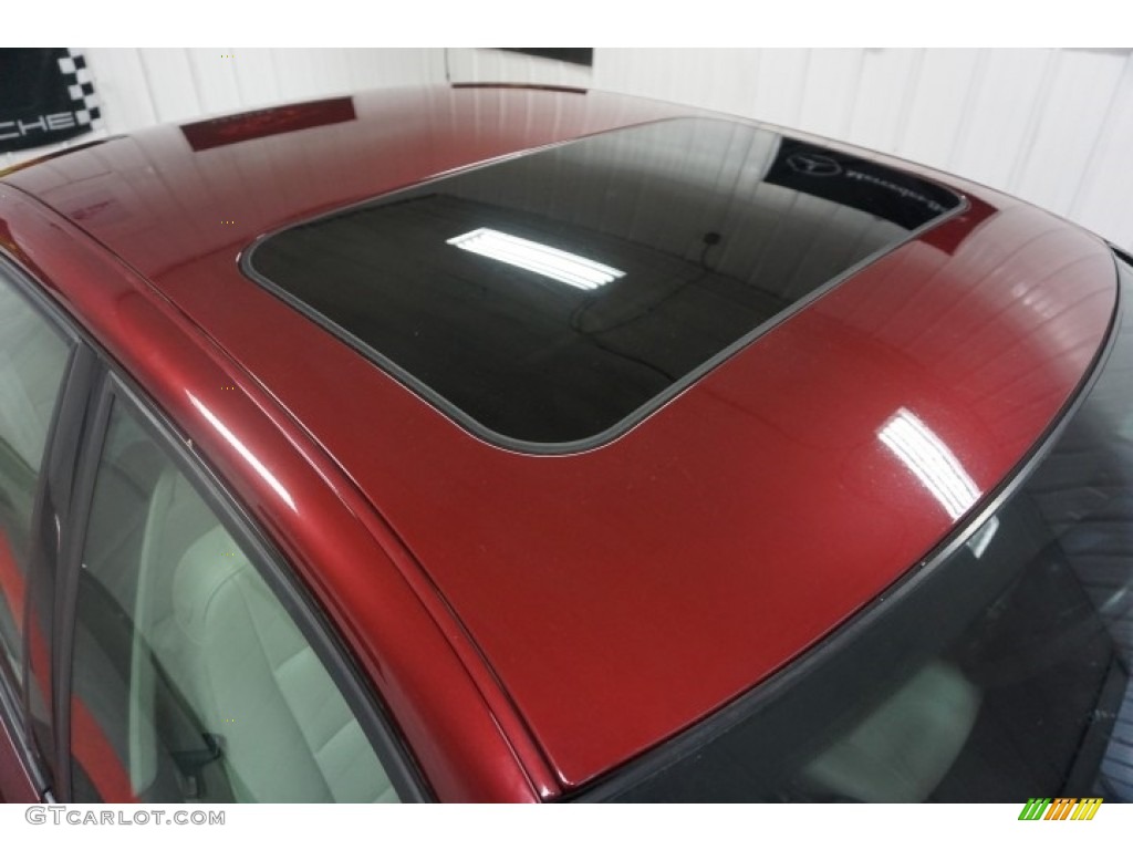 2001 A4 1.8T quattro Sedan - Hibiscus Red Pearl Effect / Ecru/Clay photo #85