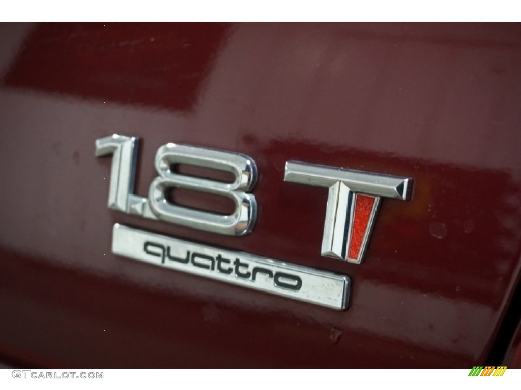 2001 A4 1.8T quattro Sedan - Hibiscus Red Pearl Effect / Ecru/Clay photo #86