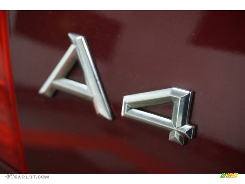 2001 A4 1.8T quattro Sedan - Hibiscus Red Pearl Effect / Ecru/Clay photo #87