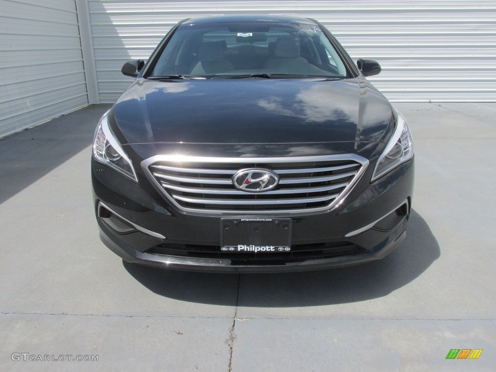 2016 Sonata SE - Phantom Black / Gray photo #8