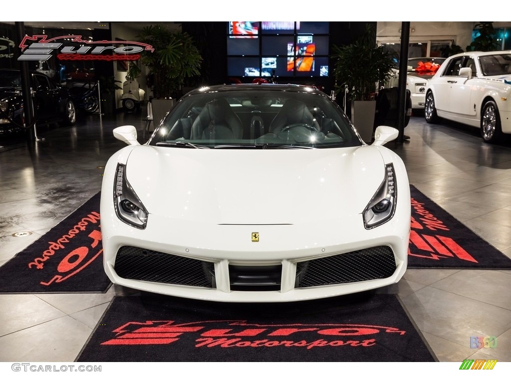 2016 488 GTB  - Bianco Avus (White) / Nero (Black) photo #4