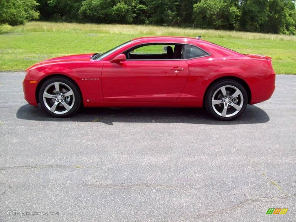 2010 Camaro LT/RS Coupe - Victory Red / Black photo #6