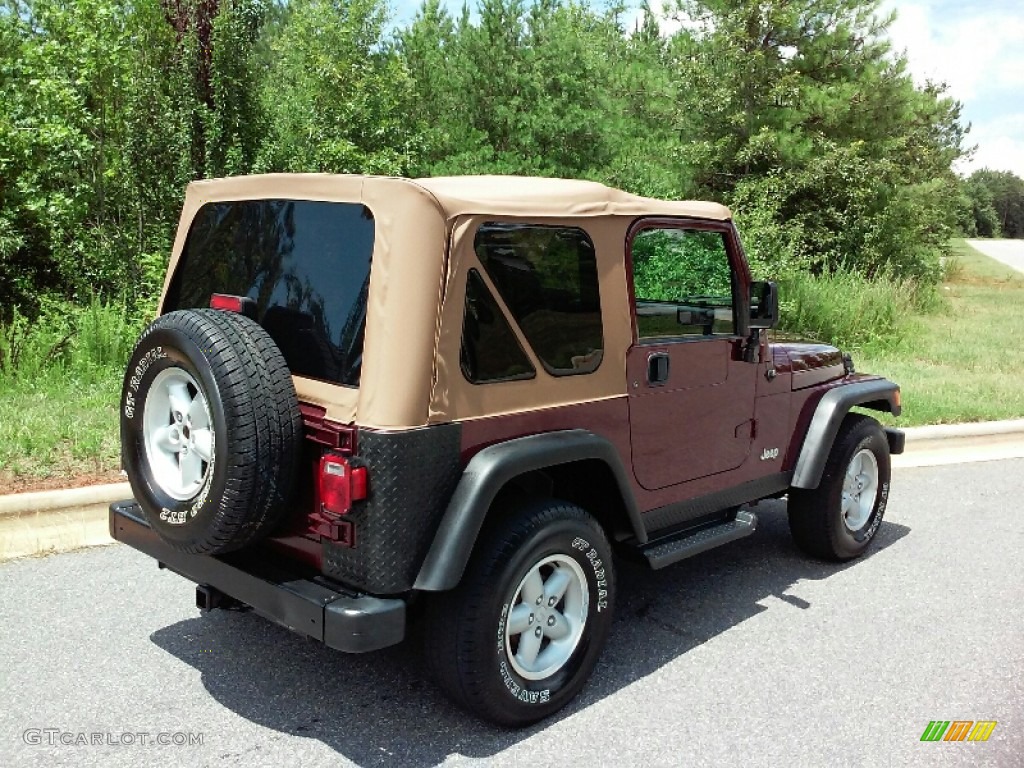 2001 Wrangler Sport 4x4 - Sienna Pearl / Agate Black photo #7