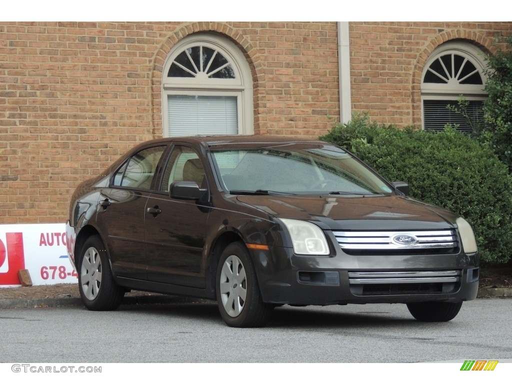 2006 Fusion SE V6 - Charcoal Beige Metallic / Camel photo #4