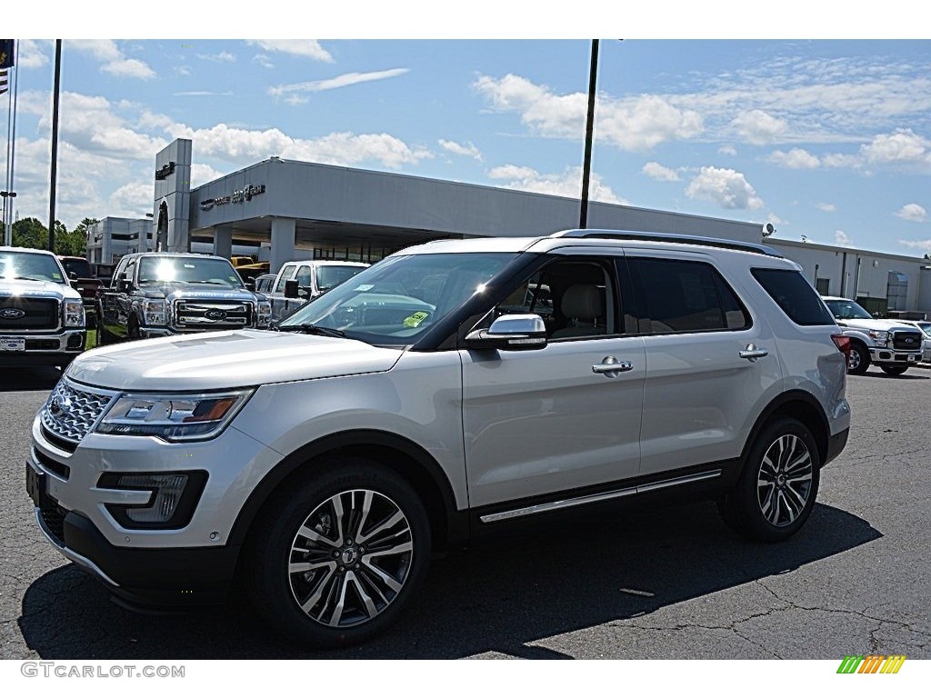 2017 Explorer Platinum 4WD - Ingot Silver / Medium Soft Ceramic photo #3