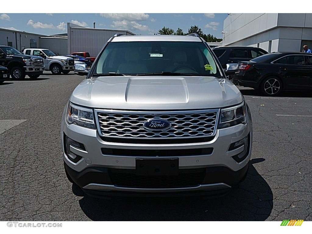 2017 Explorer Platinum 4WD - Ingot Silver / Medium Soft Ceramic photo #4