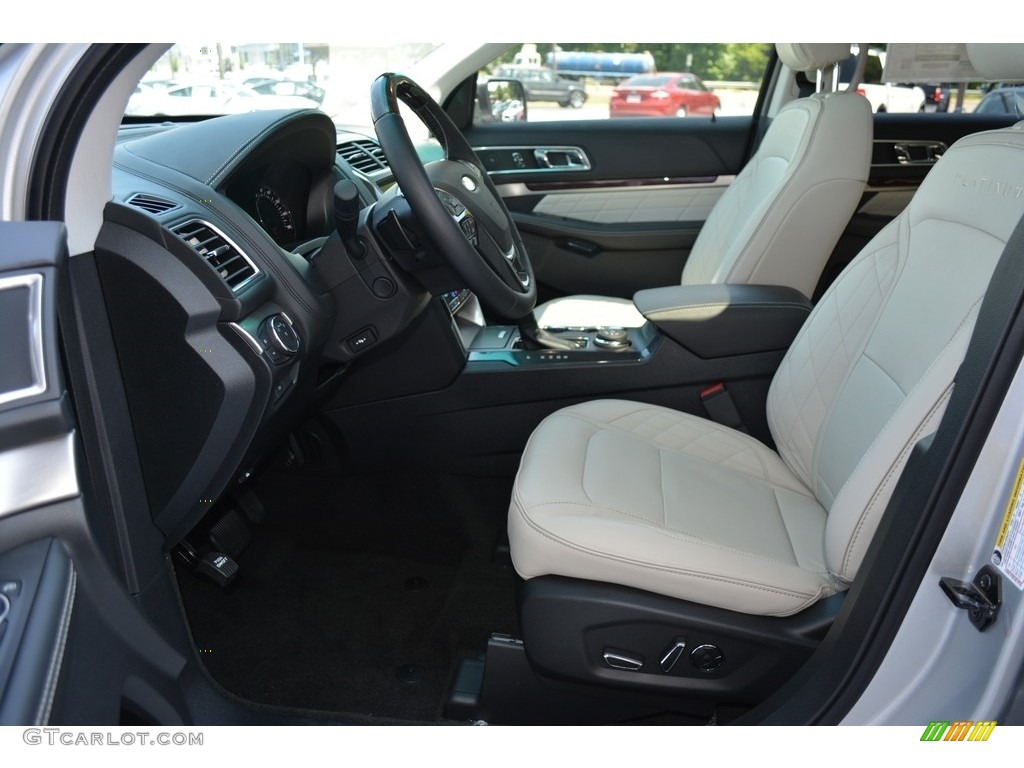 2017 Ford Explorer Platinum 4WD Front Seat Photo #114197109