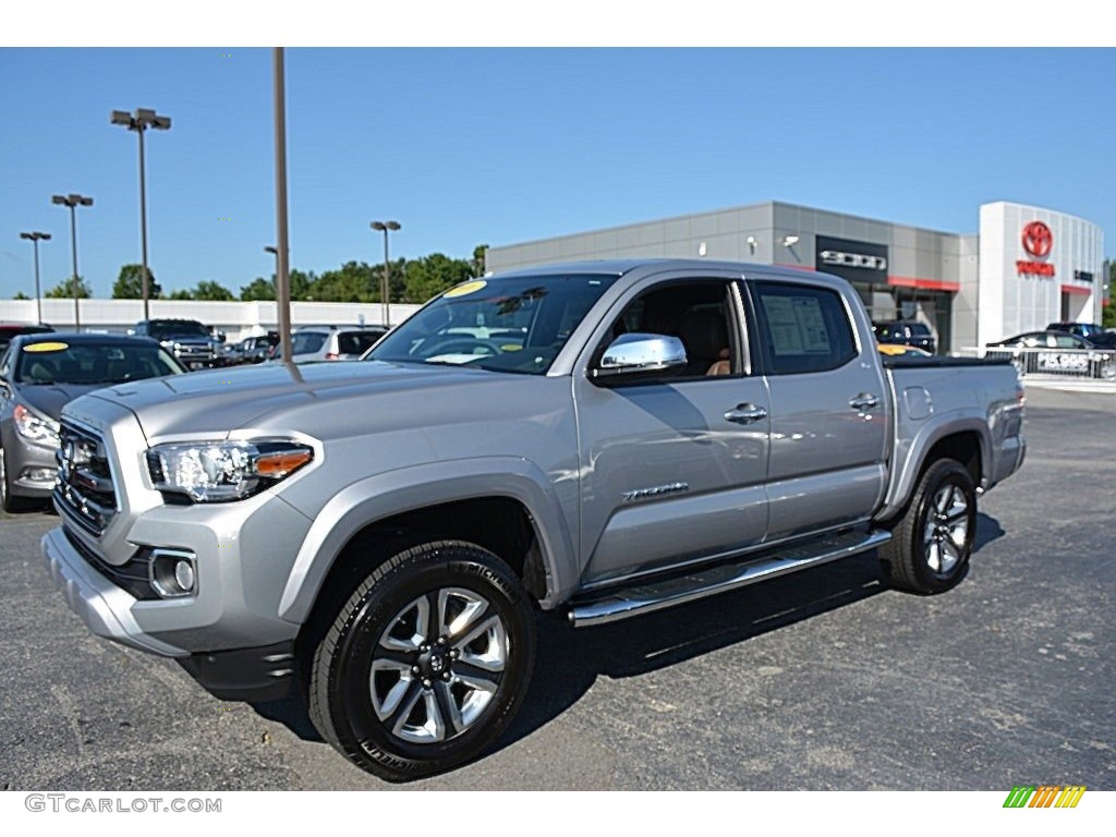 Silver Sky Metallic 2016 Toyota Tacoma Limited Double Cab 4x4 Exterior Photo #114197687