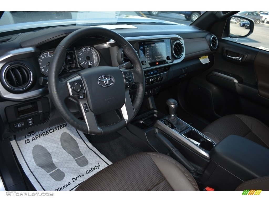 2016 Toyota Tacoma Limited Double Cab 4x4 Limited Hickory Dashboard Photo #114197838