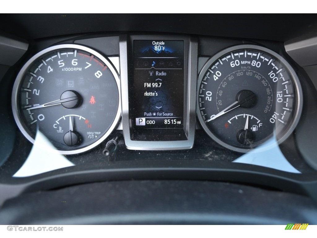 2016 Toyota Tacoma Limited Double Cab 4x4 Gauges Photo #114198120