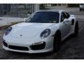 2014 White Porsche 911 Turbo Coupe  photo #44