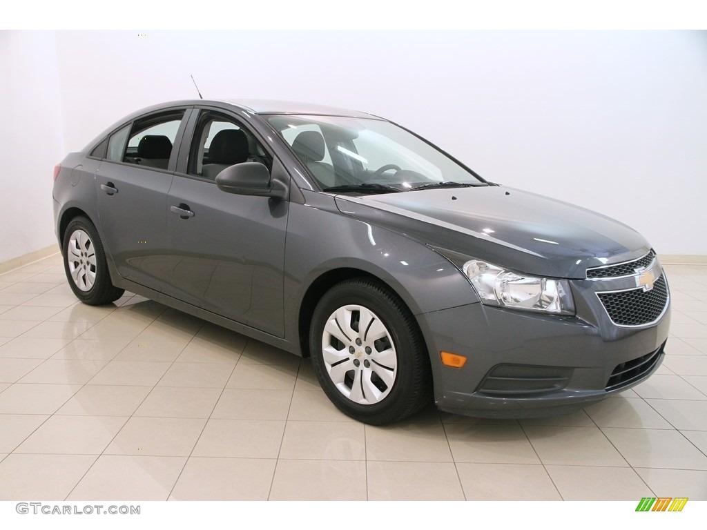2013 Cruze LS - Cyber Gray Metallic / Jet Black/Medium Titanium photo #1