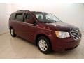 Deep Crimson Crystal Pearlcoat 2008 Chrysler Town & Country Touring