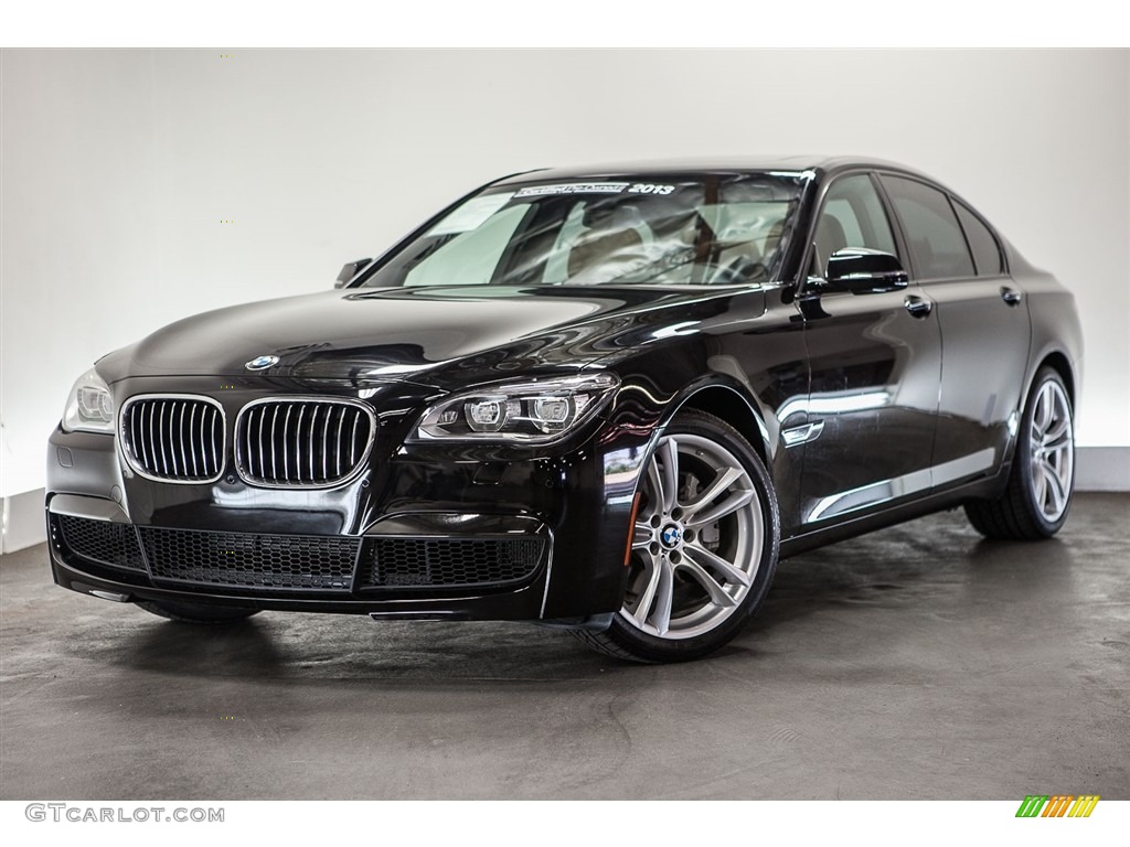 Jet Black 2013 BMW 7 Series 740i Sedan Exterior Photo #114199309