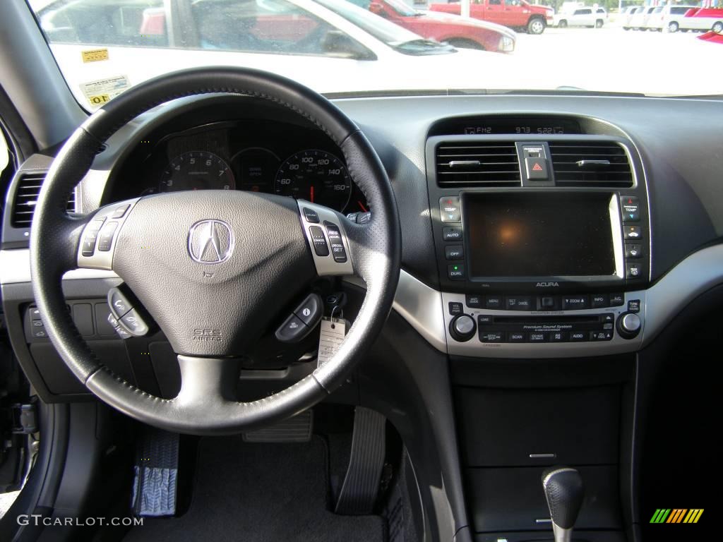 2008 TSX Sedan - Carbon Gray Pearl / Ebony photo #11