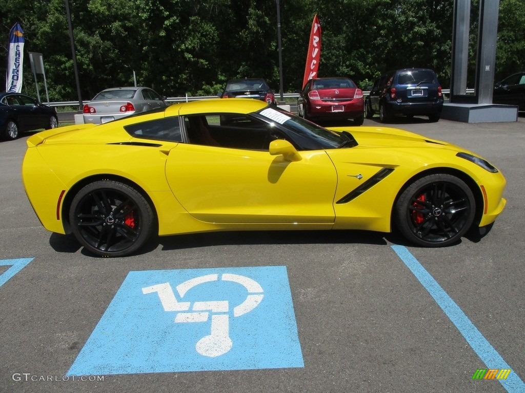 Velocity Yellow Tintcoat 2014 Chevrolet Corvette Stingray Coupe Z51 Exterior Photo #114200853