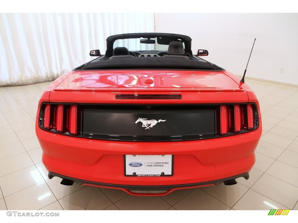 2016 Mustang EcoBoost Premium Convertible - Race Red / Ebony photo #18