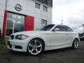 2008 Alpine White BMW 1 Series 135i Coupe  photo #2