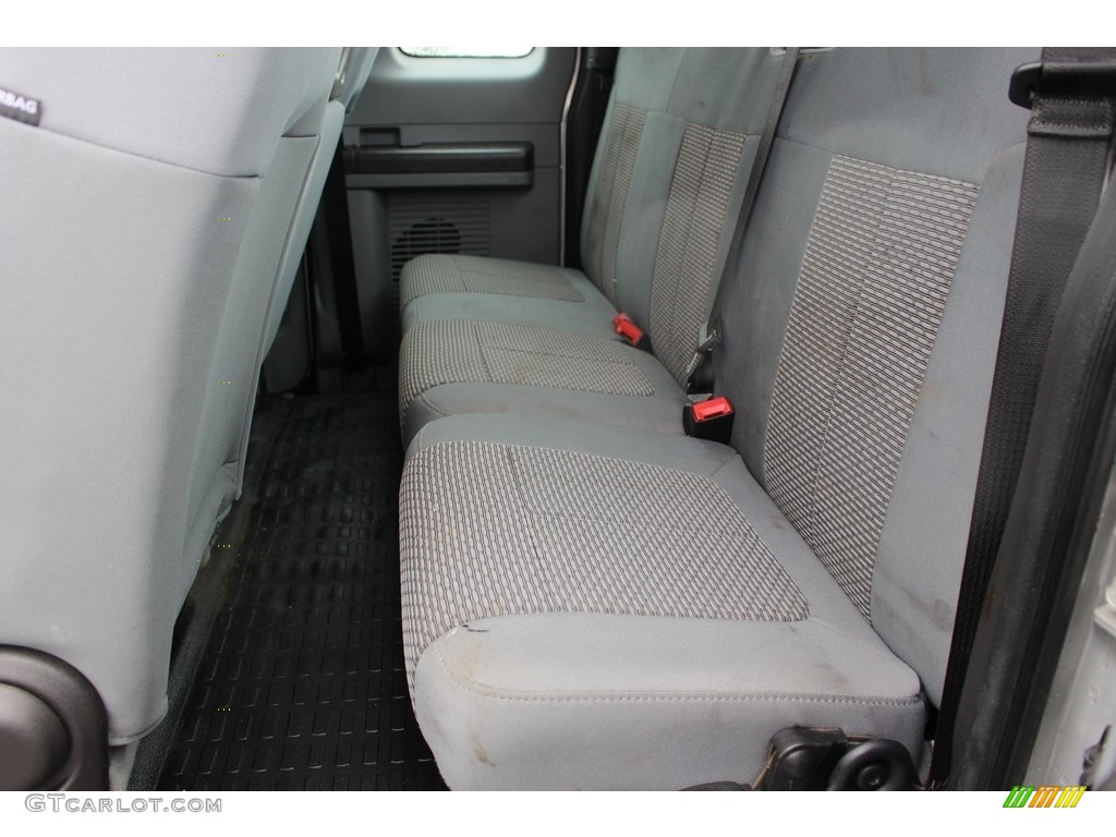 2012 F350 Super Duty XL SuperCab 4x4 - Ingot Silver Metallic / Steel photo #16