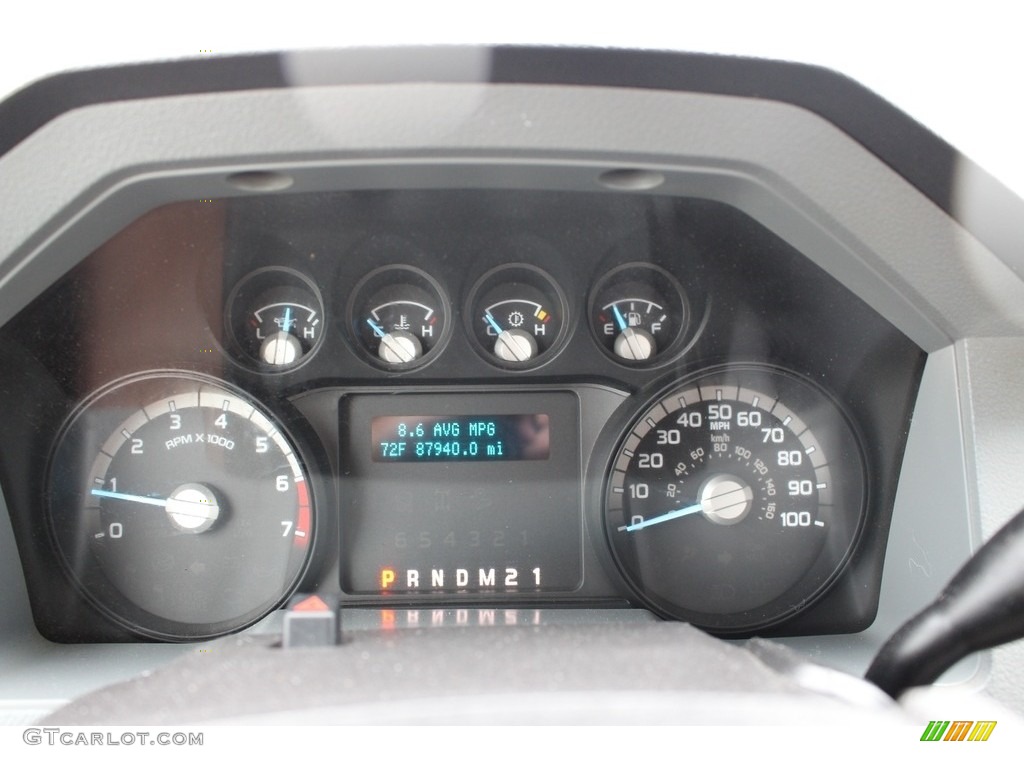 2012 F350 Super Duty XL SuperCab 4x4 - Ingot Silver Metallic / Steel photo #40
