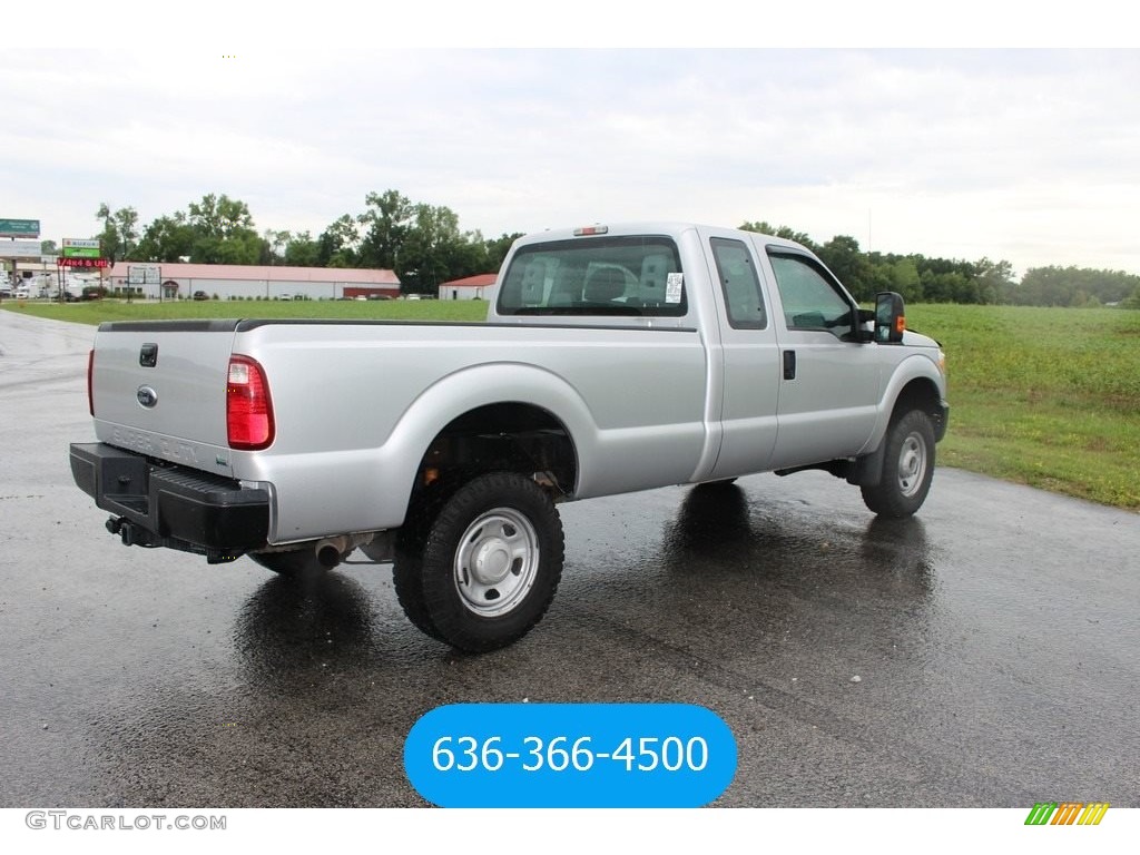 2012 F350 Super Duty XL SuperCab 4x4 - Ingot Silver Metallic / Steel photo #42