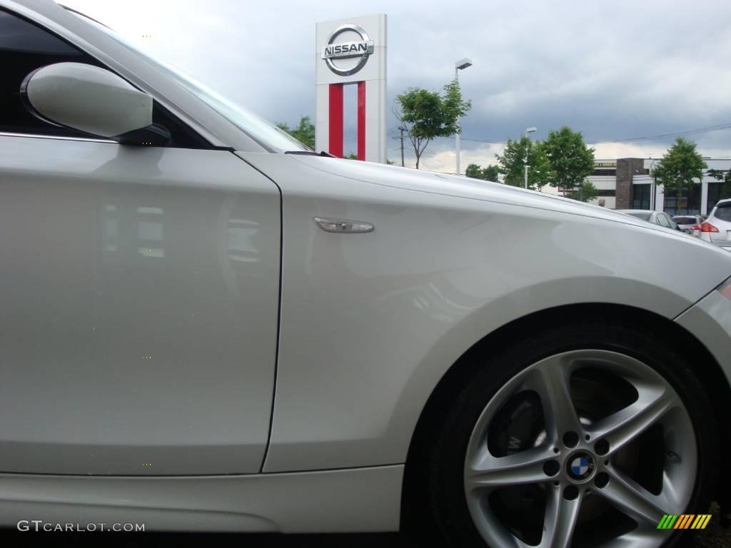 2008 1 Series 135i Coupe - Alpine White / Black photo #19