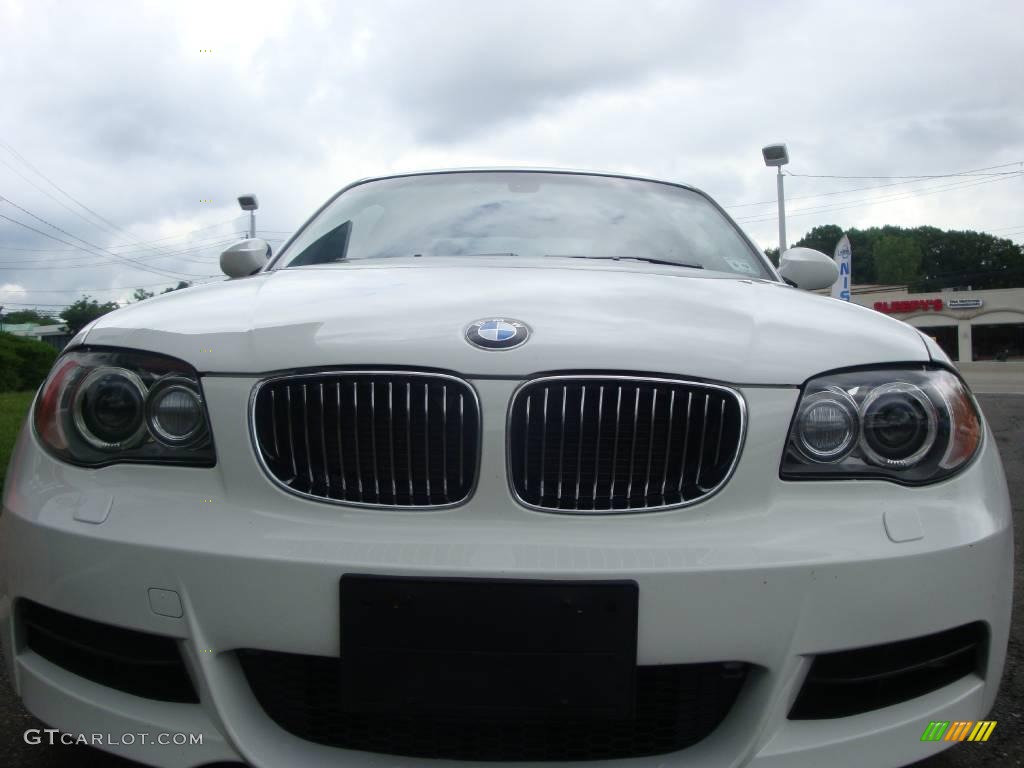 2008 1 Series 135i Coupe - Alpine White / Black photo #22