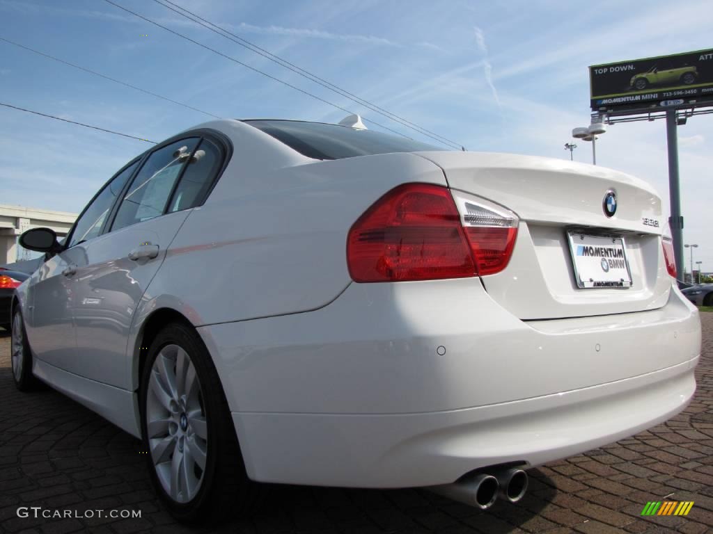 2008 3 Series 328i Sedan - Alpine White / Beige photo #3