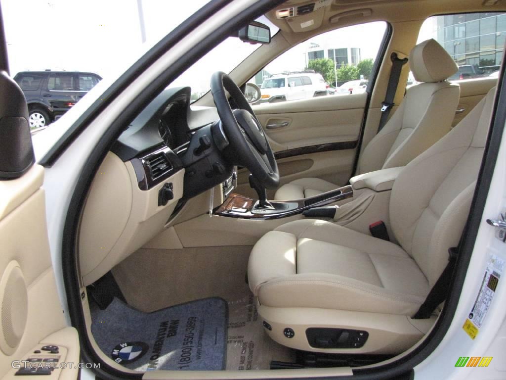 2008 3 Series 328i Sedan - Alpine White / Beige photo #17