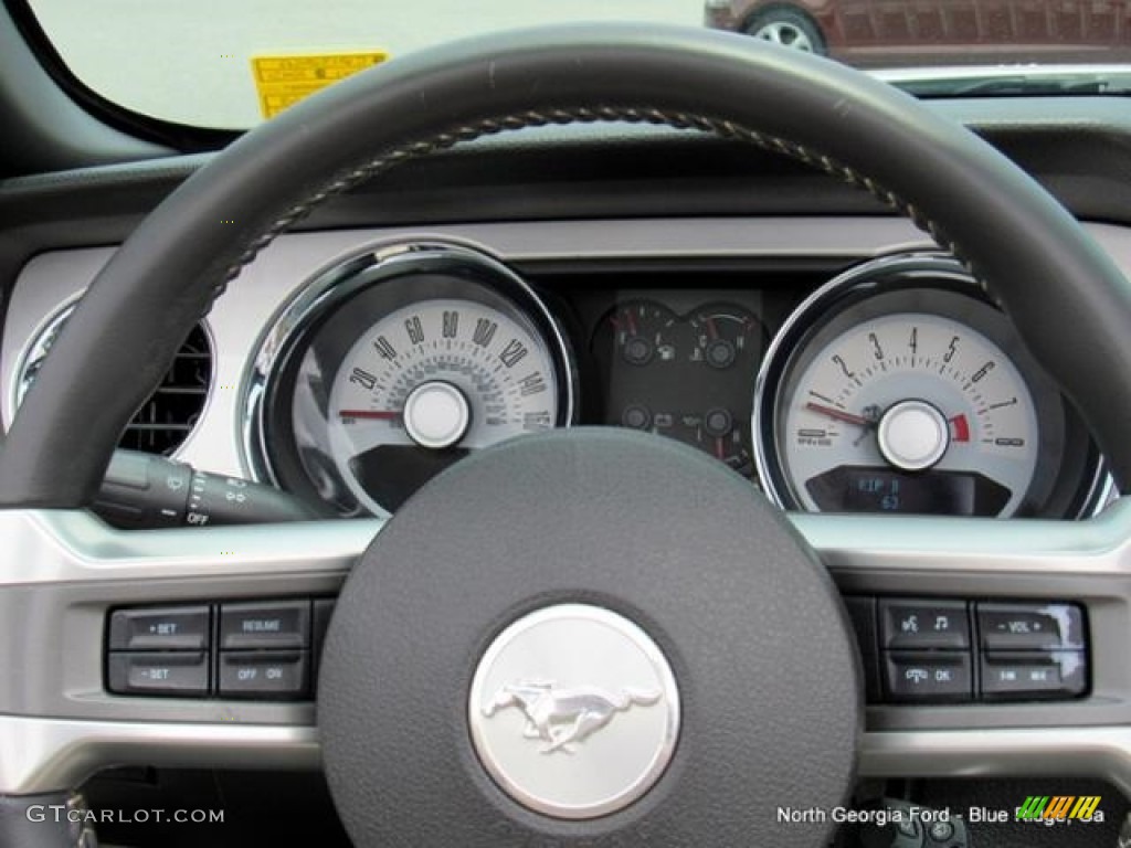 2011 Mustang V6 Premium Convertible - Performance White / Stone photo #21