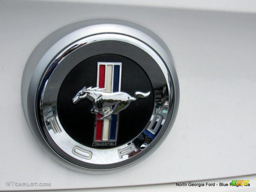 2011 Mustang V6 Premium Convertible - Performance White / Stone photo #33