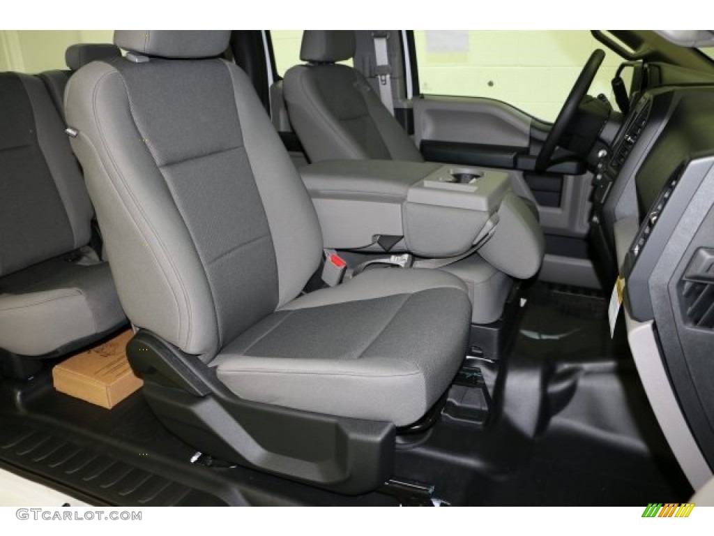 2016 F150 XL SuperCab 4x4 - Oxford White / Medium Earth Gray photo #7