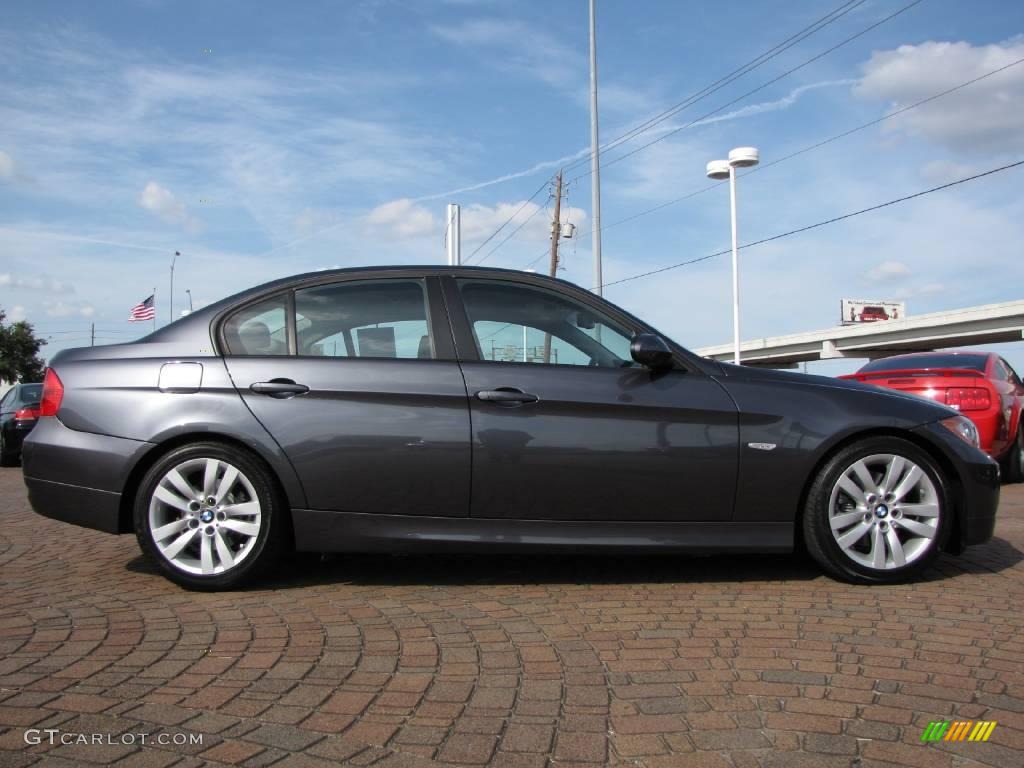 2008 3 Series 328i Sedan - Sparkling Graphite Metallic / Gray photo #6