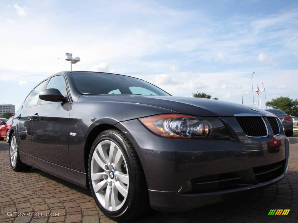 2008 3 Series 328i Sedan - Sparkling Graphite Metallic / Gray photo #7