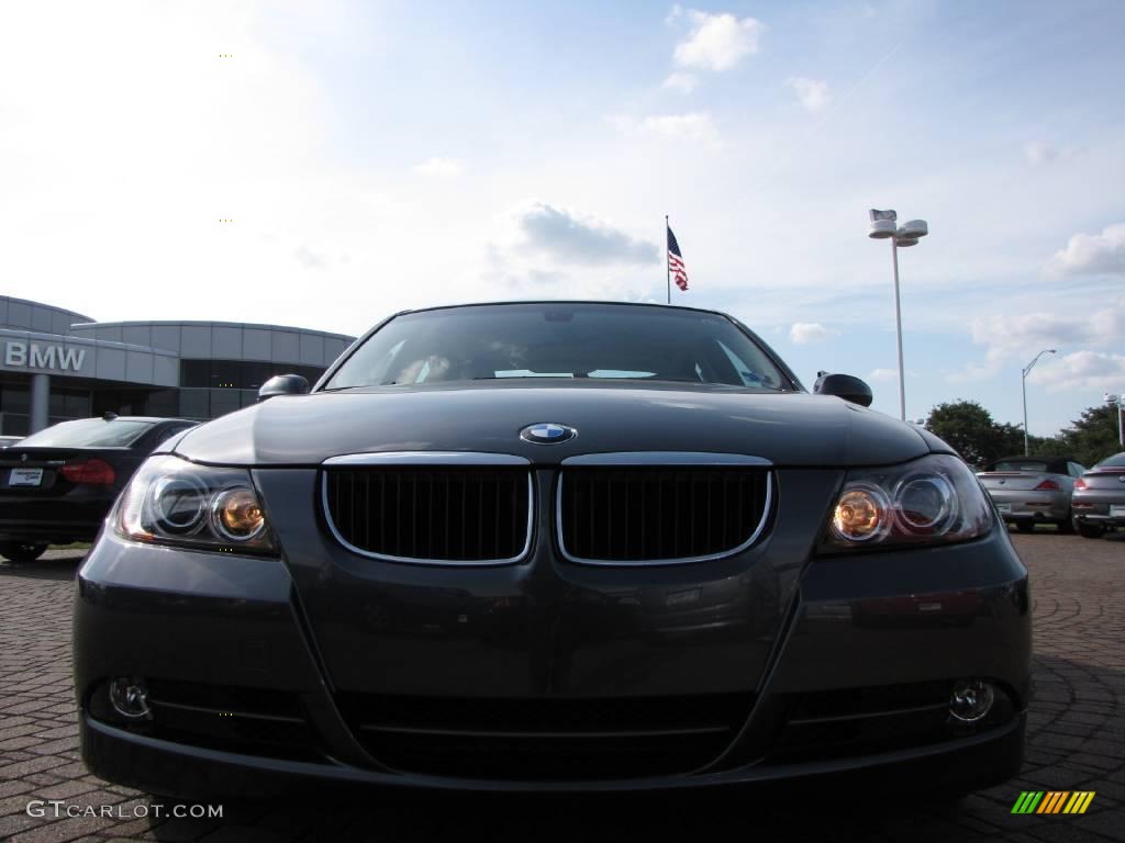 2008 3 Series 328i Sedan - Sparkling Graphite Metallic / Gray photo #8