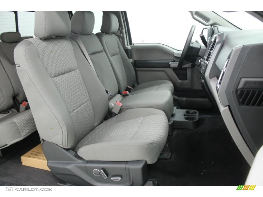 2016 F150 XLT SuperCab 4x4 - Ingot Silver / Medium Earth Gray photo #8