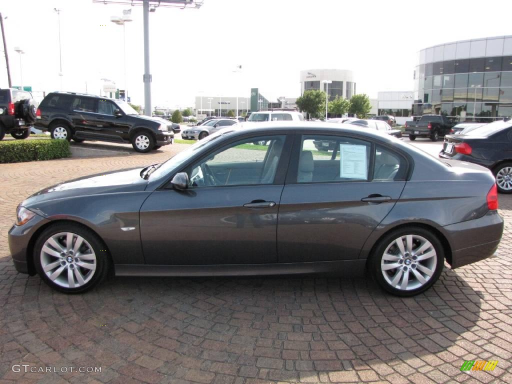 2008 3 Series 328i Sedan - Sparkling Graphite Metallic / Gray photo #10