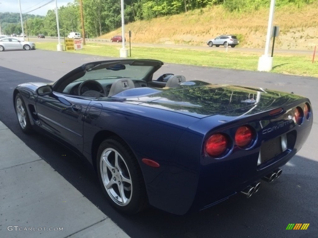2004 Corvette Convertible - LeMans Blue Metallic / Shale photo #5