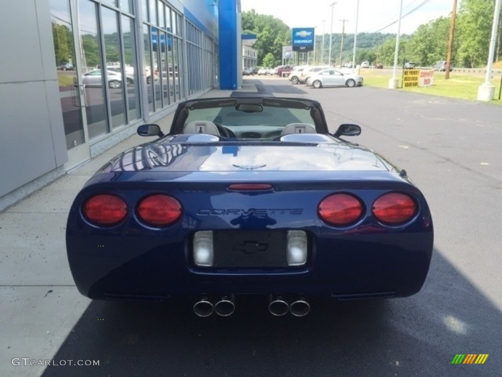 2004 Corvette Convertible - LeMans Blue Metallic / Shale photo #6
