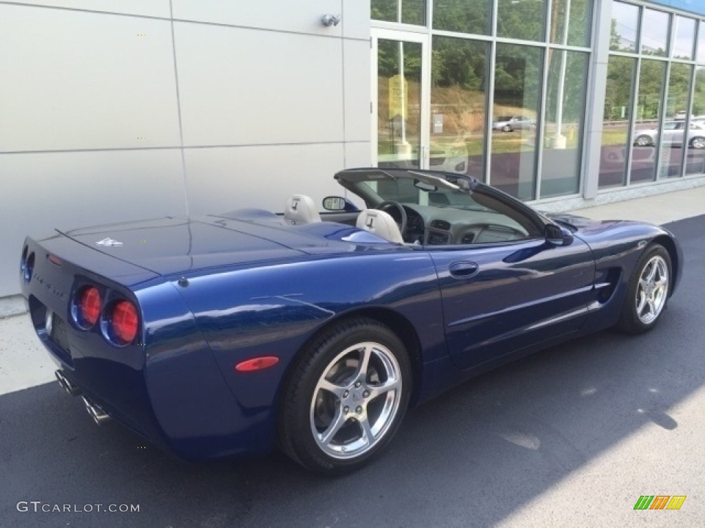 2004 Corvette Convertible - LeMans Blue Metallic / Shale photo #8