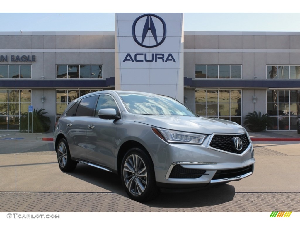 2017 Lunar Silver Metallic Acura Mdx Technology Sh Awd