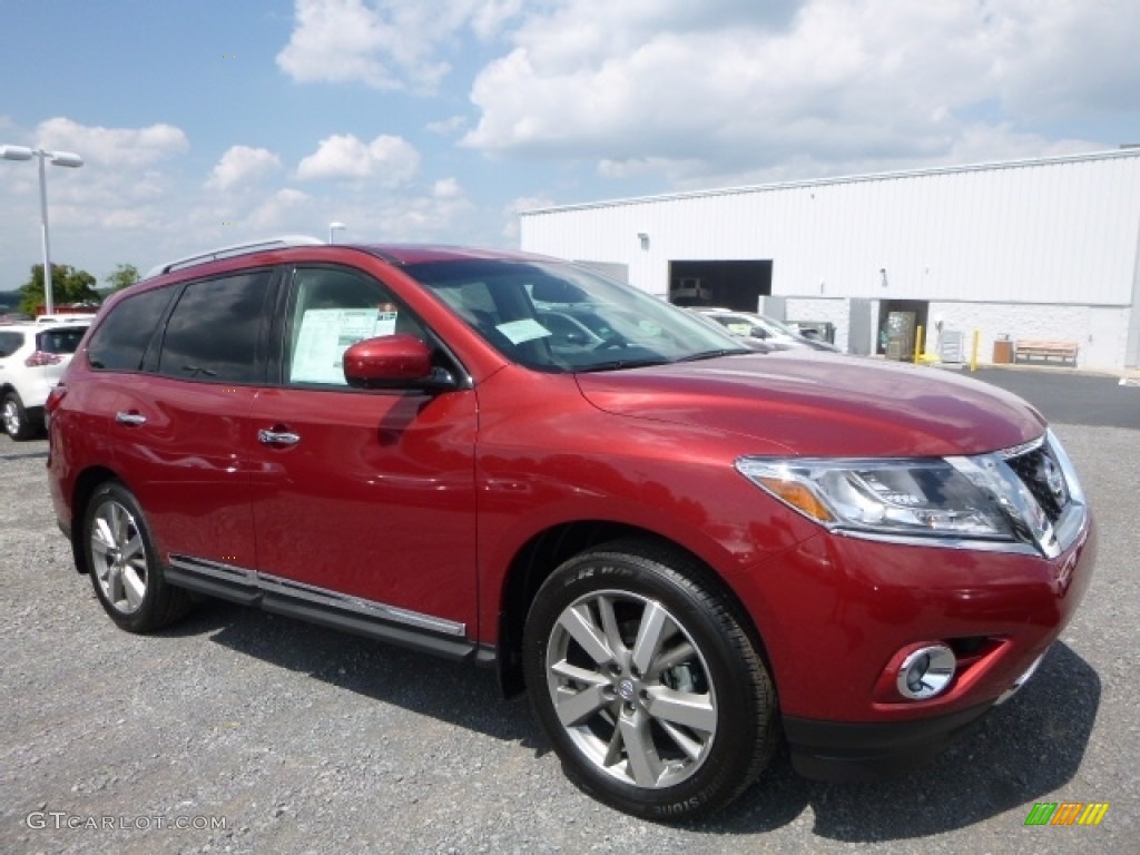 Cayenne Red Nissan Pathfinder