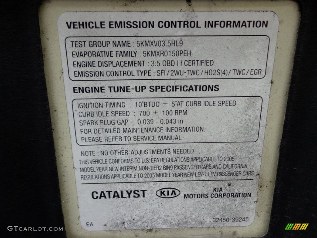 2005 Amanti  - Pearl White / Gray photo #77