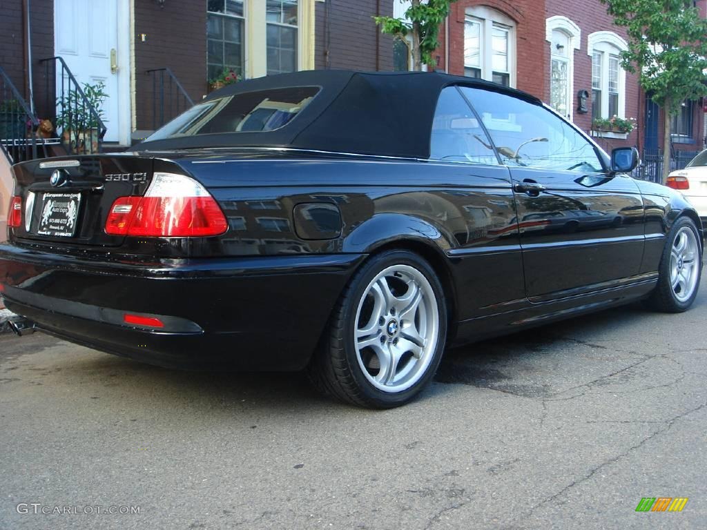 2005 3 Series 330i Convertible - Jet Black / Anthracite Black photo #3