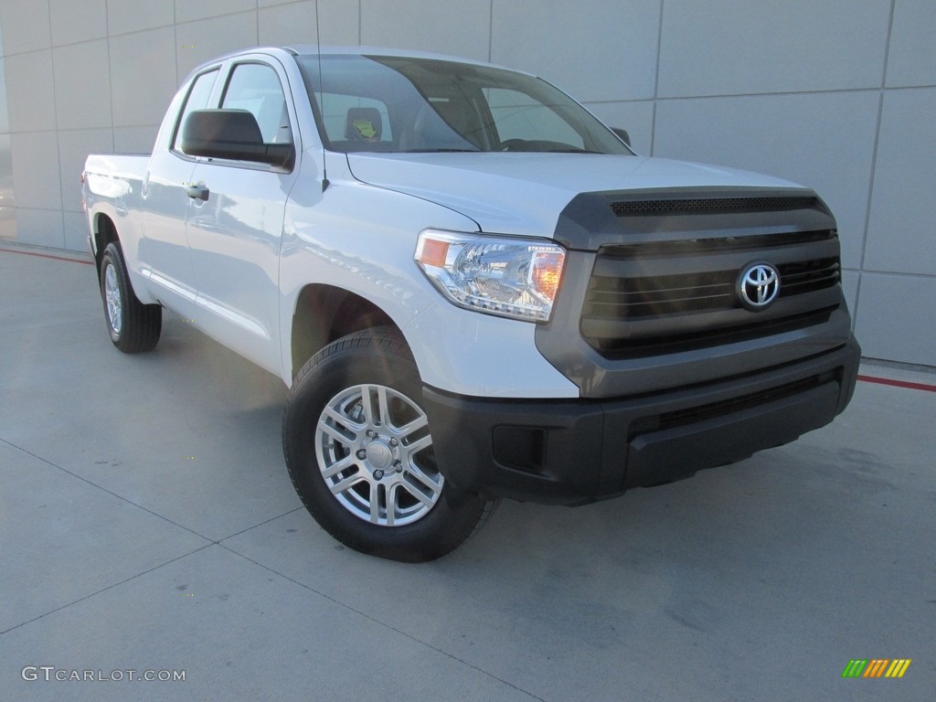 2016 Tundra SR Double Cab - Super White / Graphite photo #1