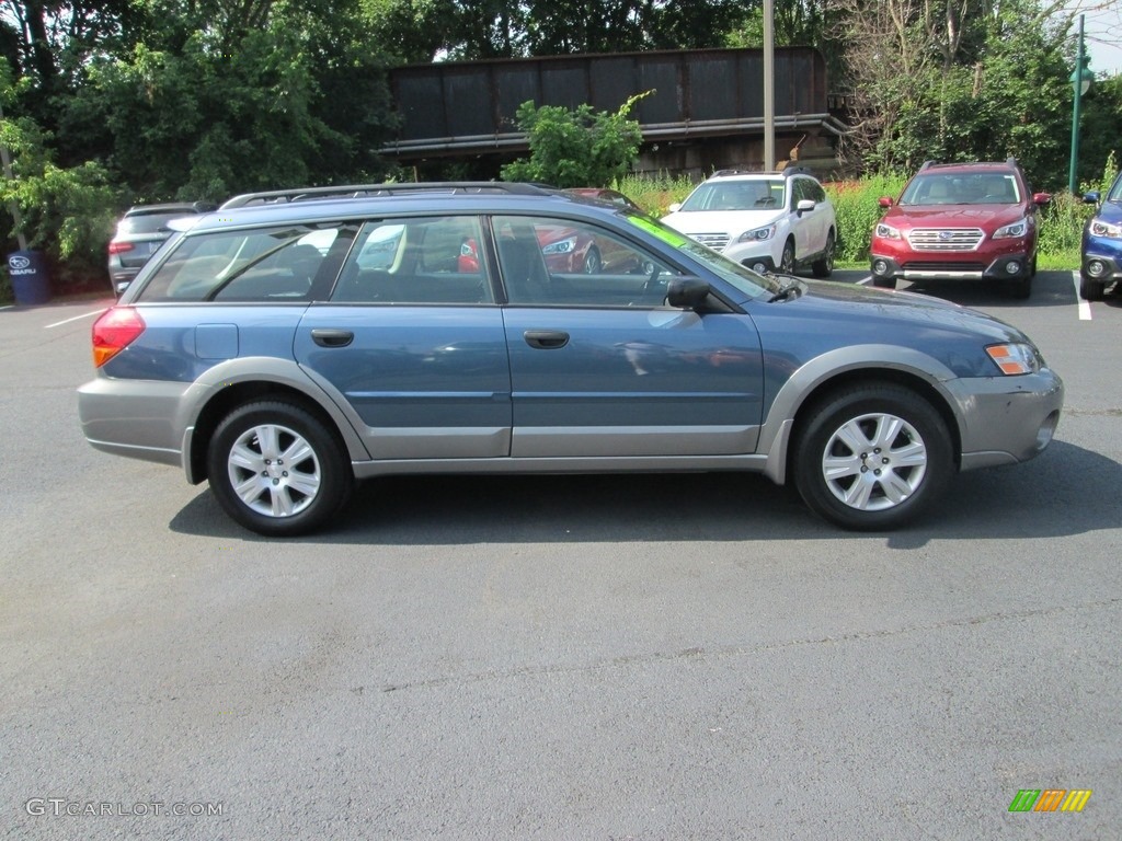 2005 Outback 2.5i Wagon - Atlantic Blue Pearl / Off Black photo #5