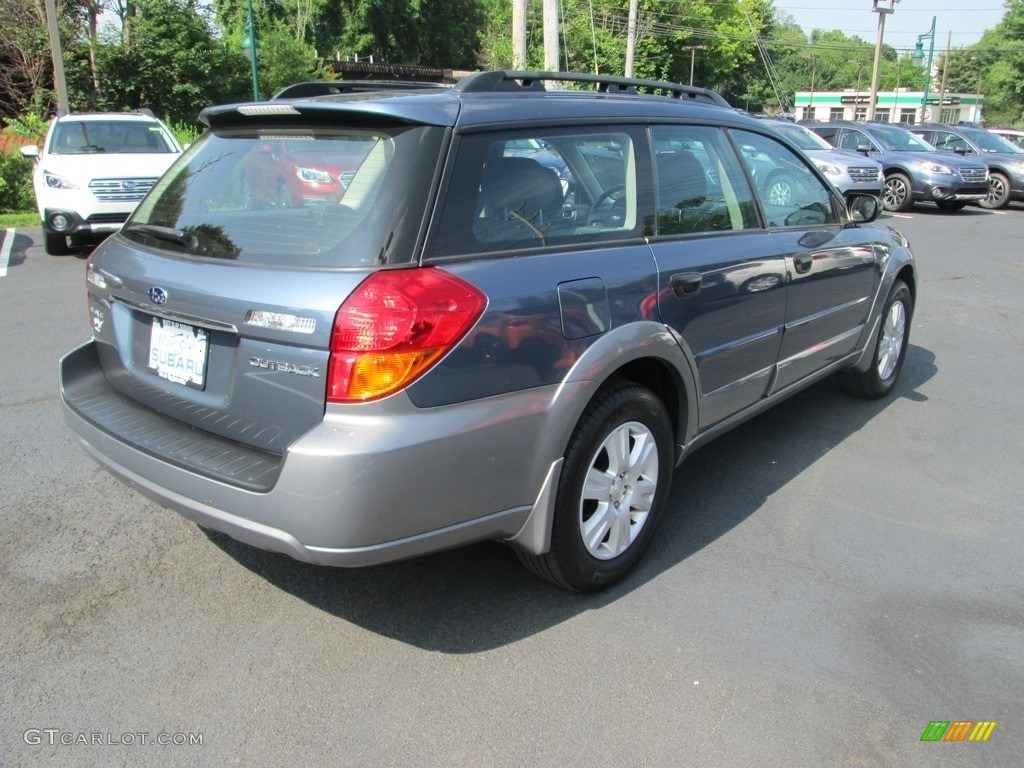 2005 Outback 2.5i Wagon - Atlantic Blue Pearl / Off Black photo #6